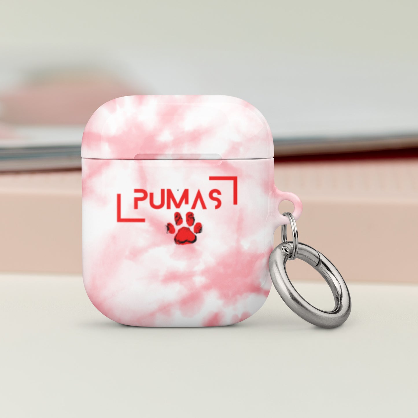 Case for AirPods® red tie dye