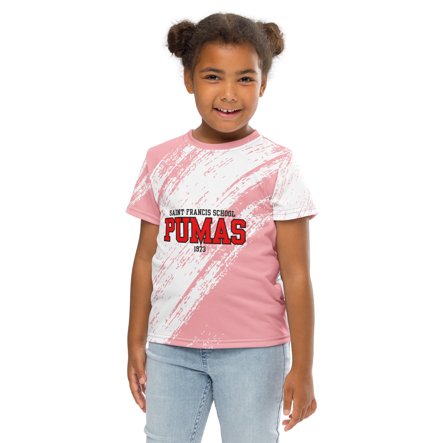 Kids crew neck t-shirt tie dye