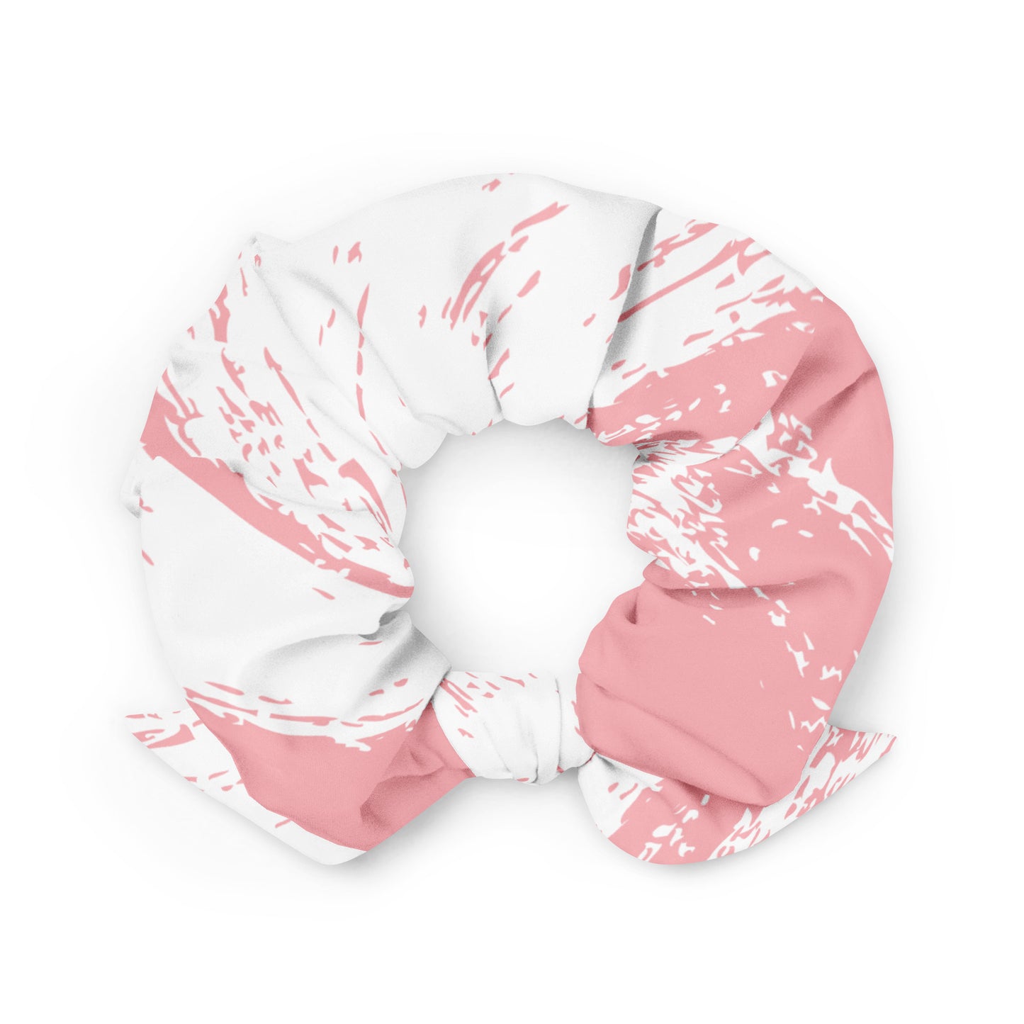 Recycled Scrunchie with Pumas Logo