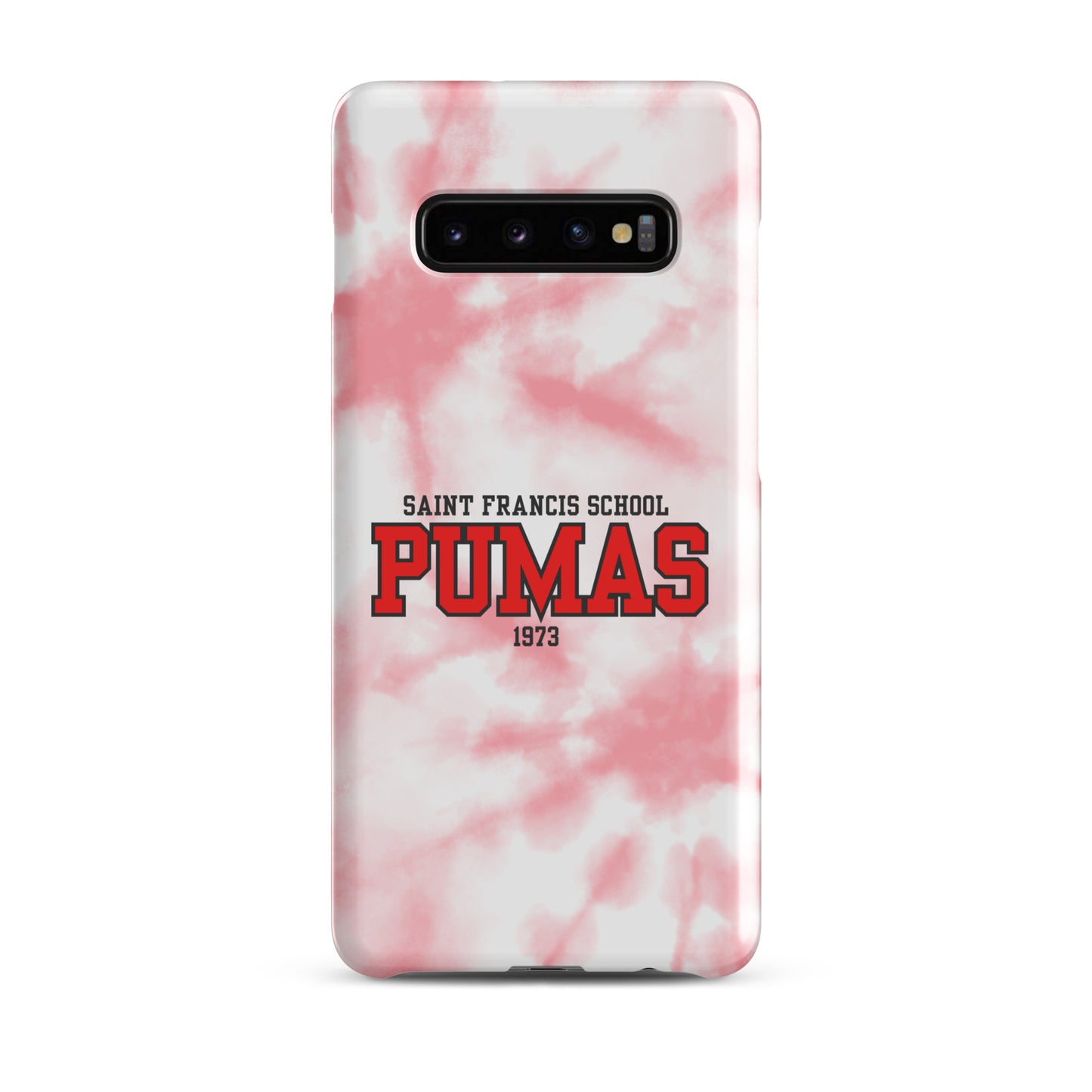 Snap case for Samsung® tie dye with logo