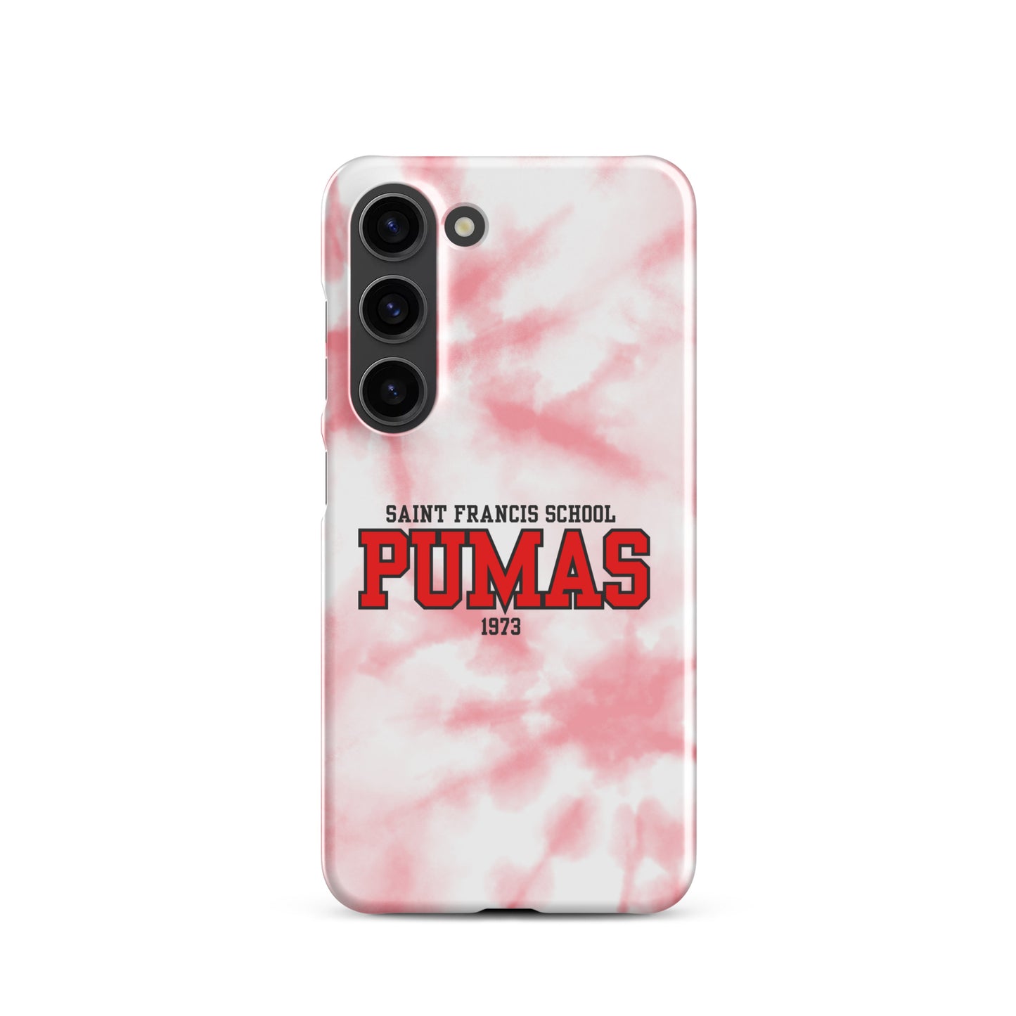 Snap case for Samsung® tie dye with logo