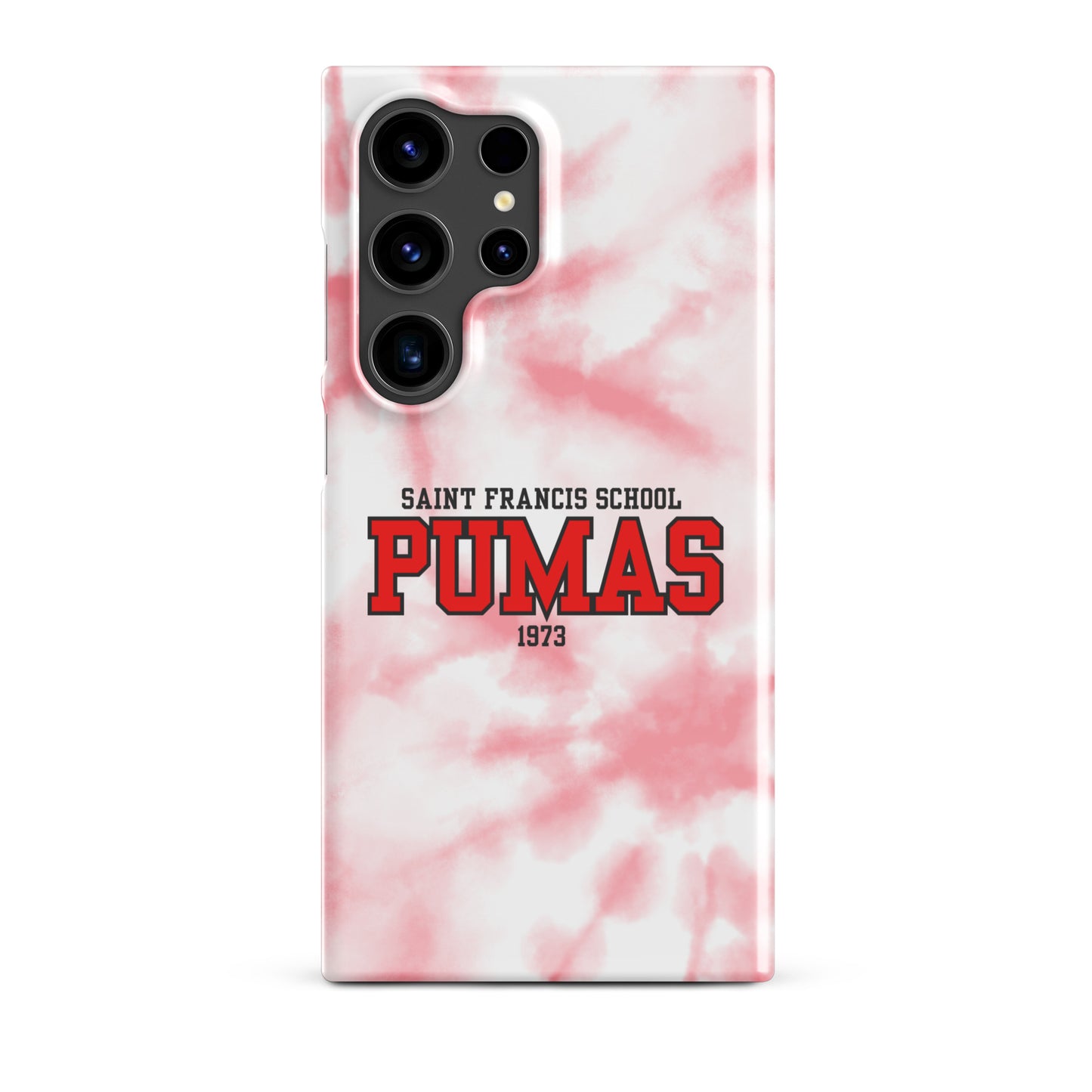 Snap case for Samsung® tie dye with logo
