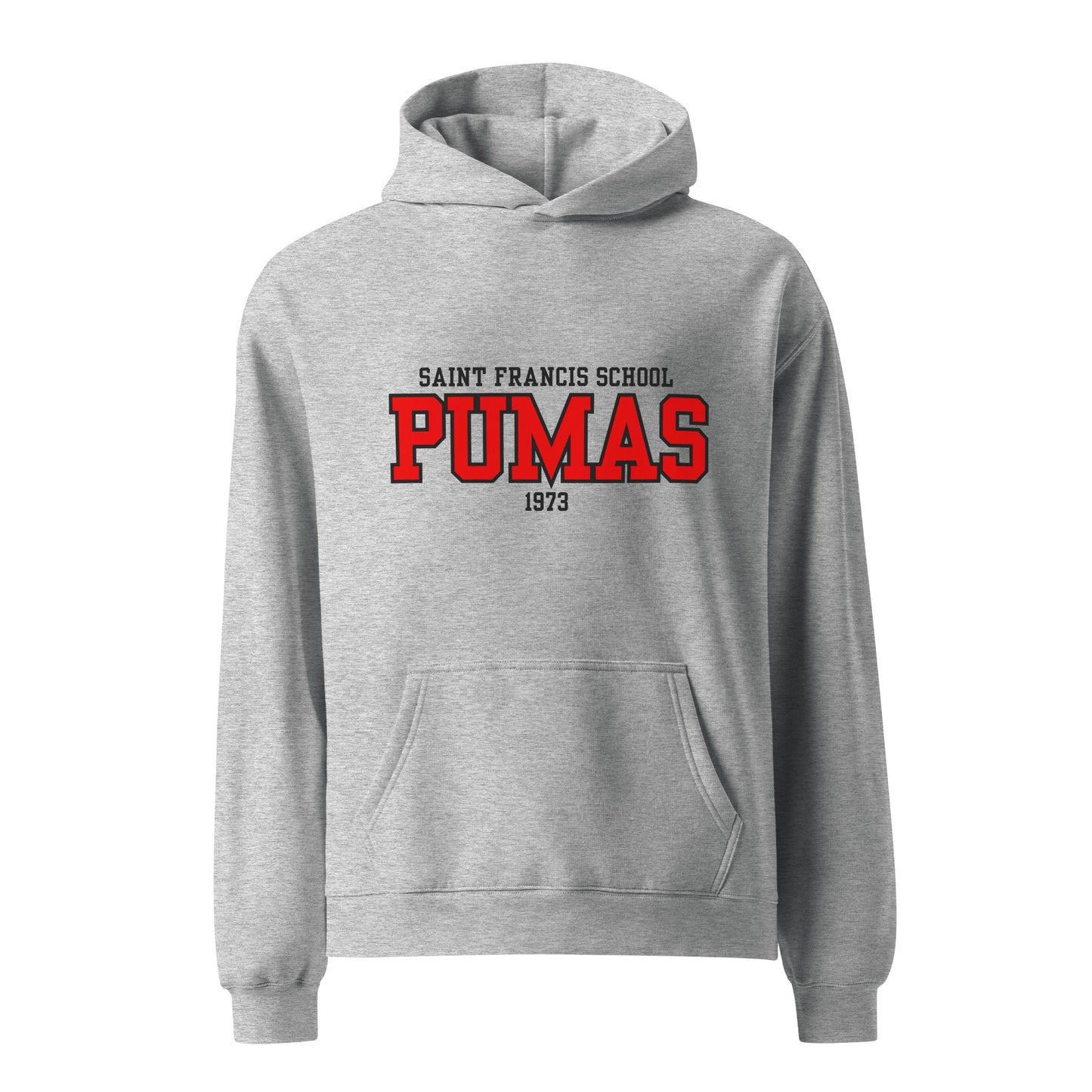 Unisex oversized hoodie with Puma red logo