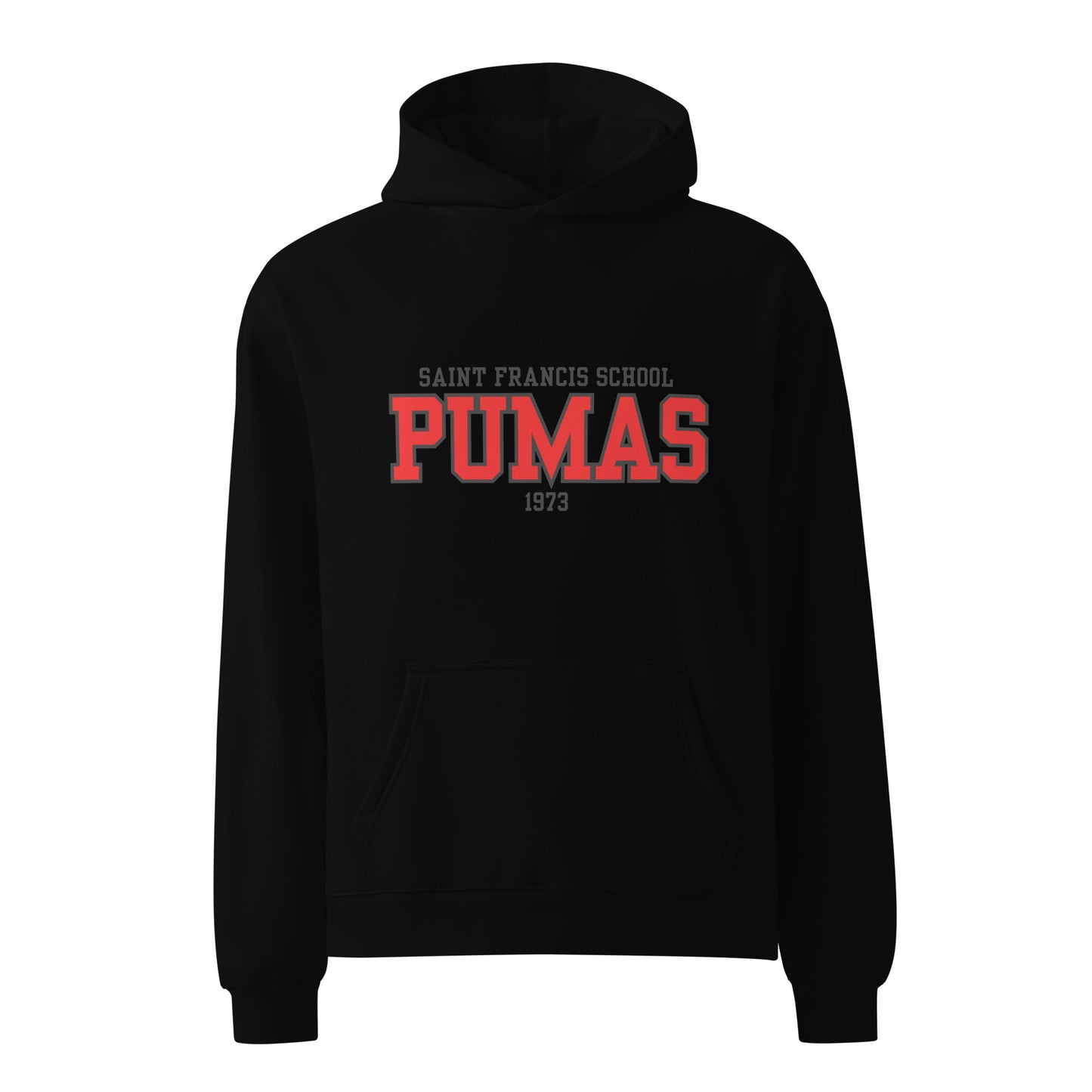 Unisex oversized hoodie with Puma red logo
