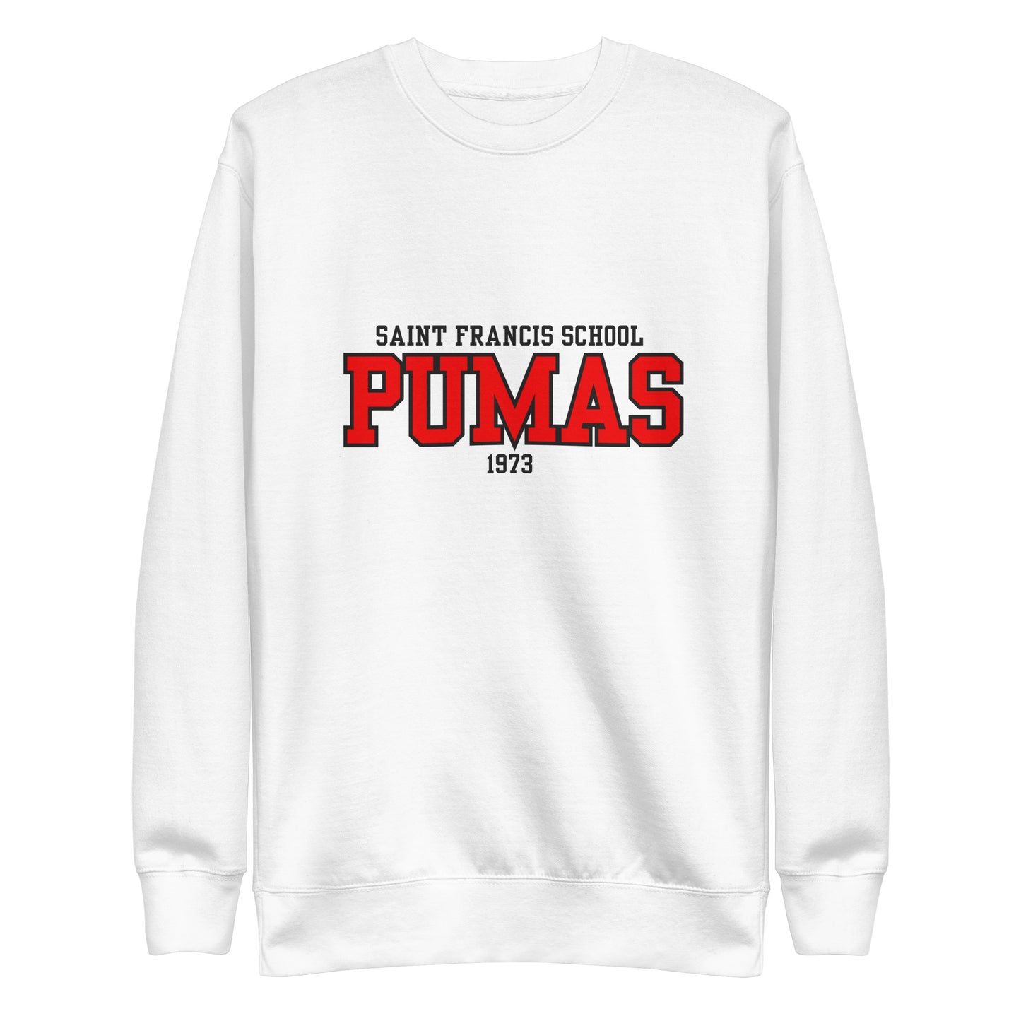 Unisex Premium Sweatshirt with Puma's red logo
