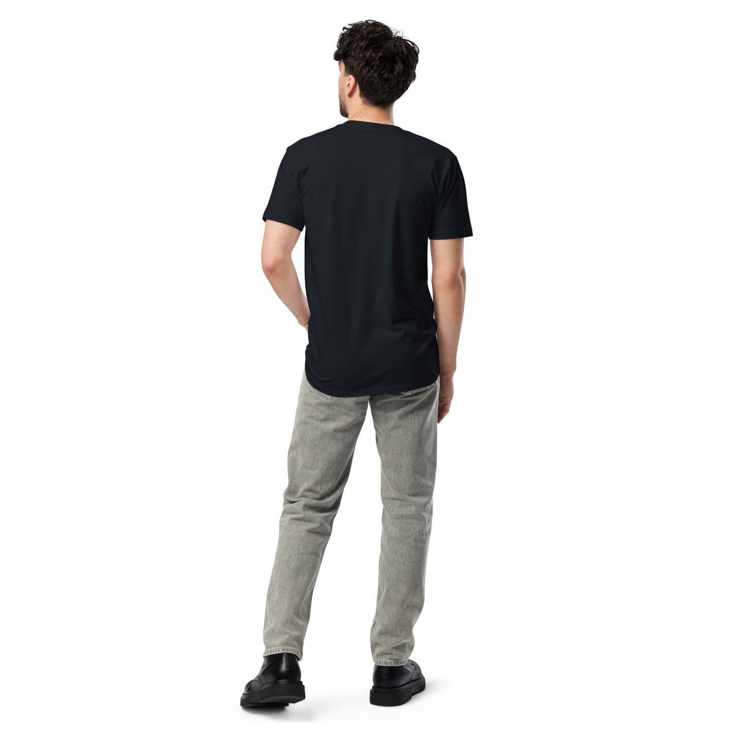 Unisex premium t-shirt FUTIRISTIC RED LOGO