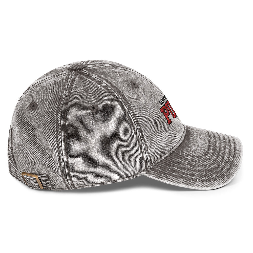 Vintage Cotton Twill Cap with red Pumas logo