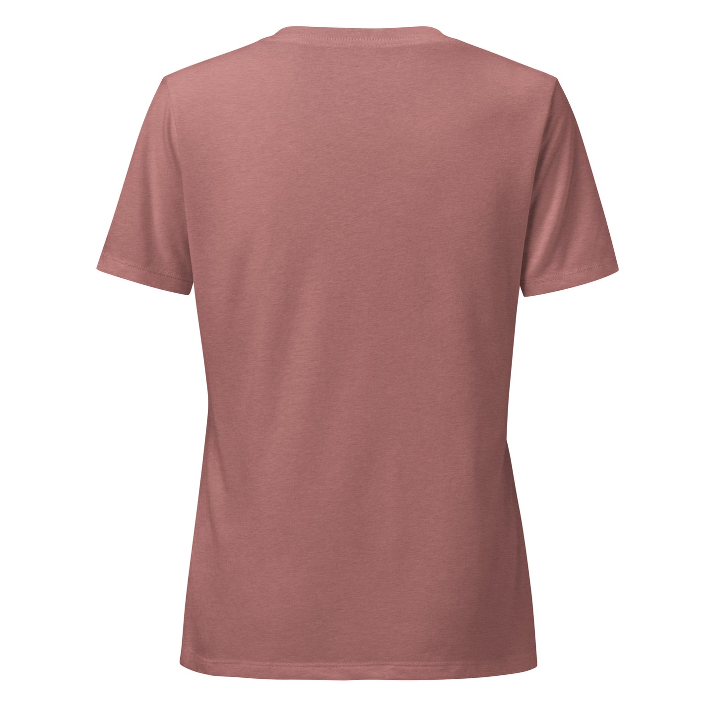 Women’s relaxed v-neck t-shirt with black PUMA