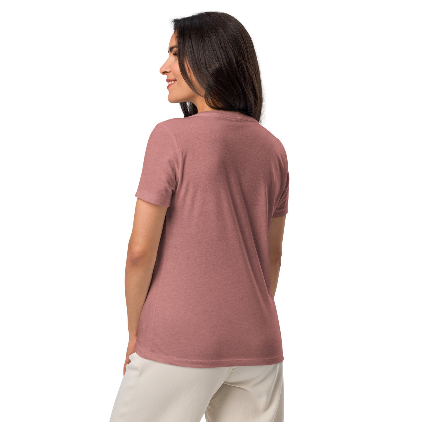 Women’s relaxed v-neck t-shirt VOLLEYBALL