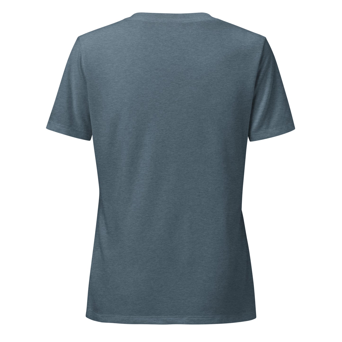 Women’s relaxed v-neck t-shirt with black PUMA