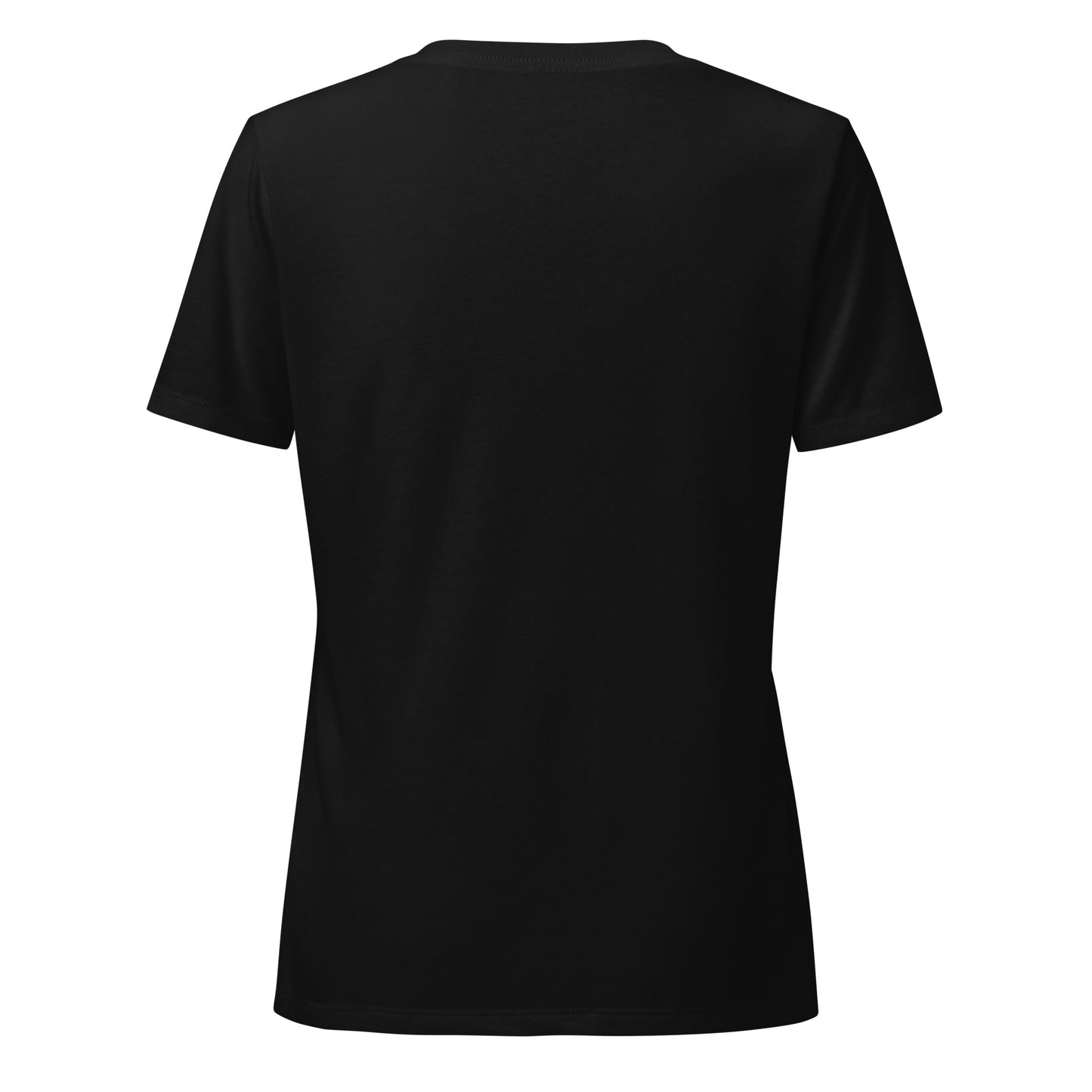 Women’s relaxed v-neck t-shirt with gray border PUMA