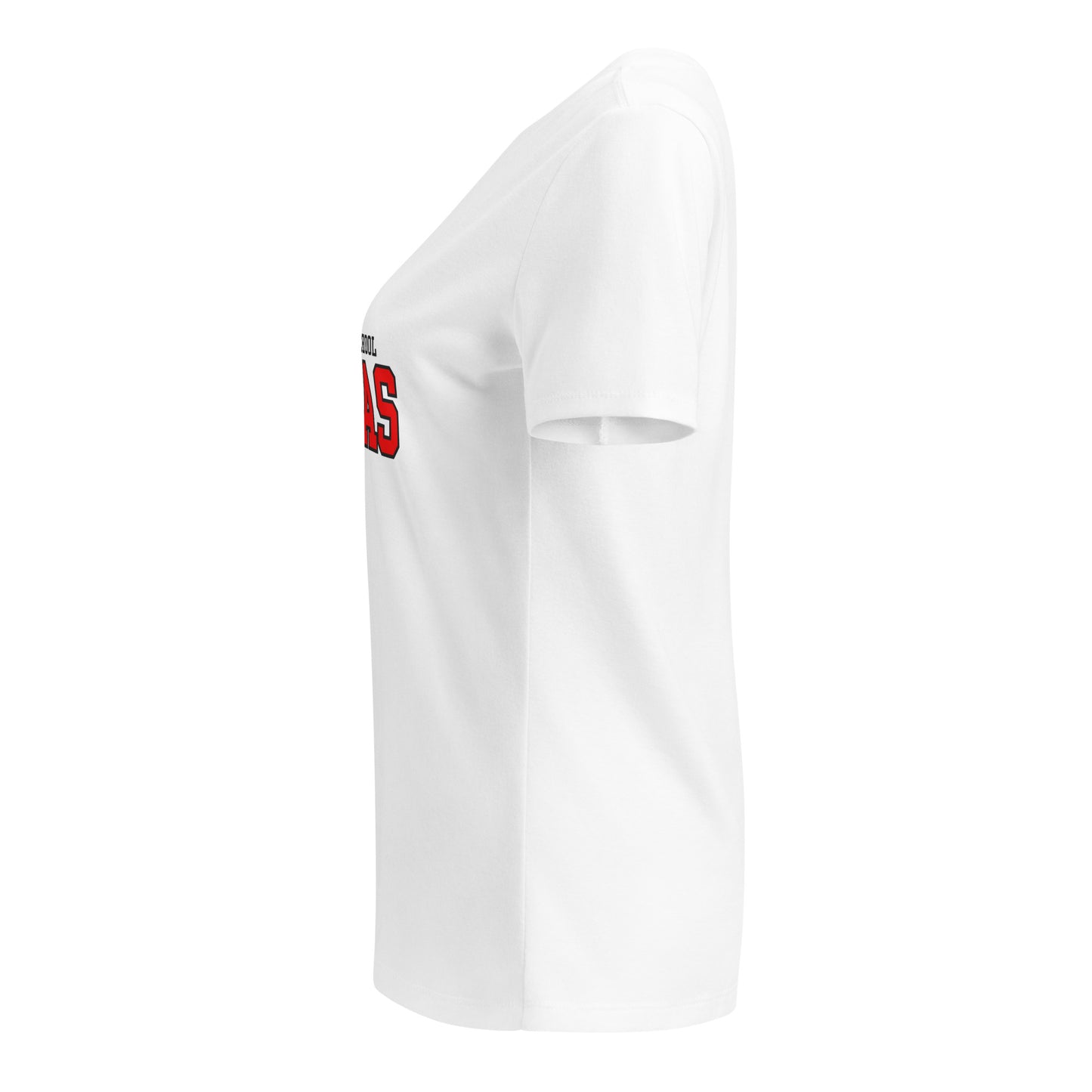 Women’s relaxed v-neck t-shirt with Puma's logo