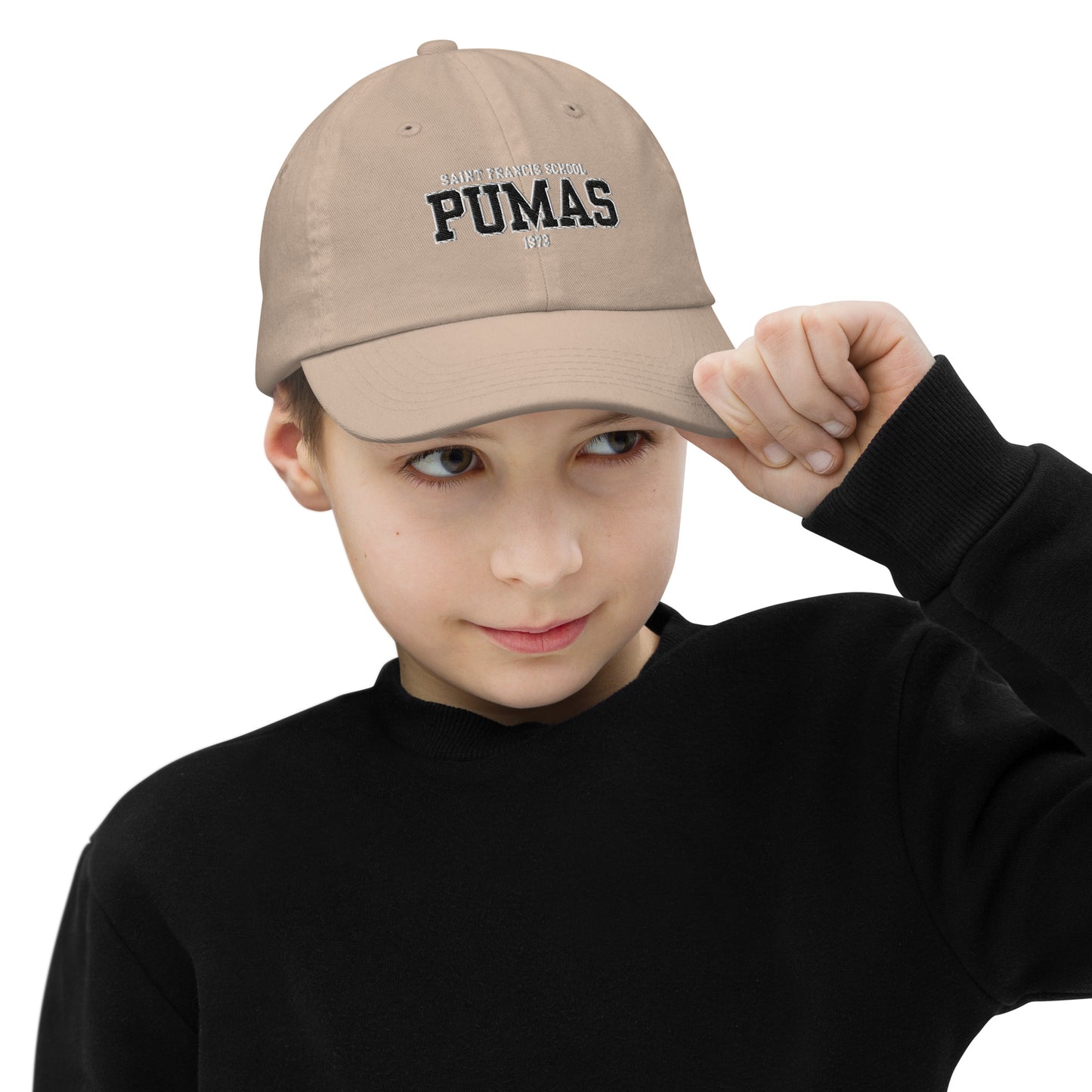 Youth baseball cap with logo