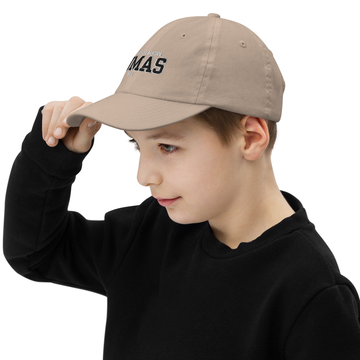 Youth baseball cap with logo