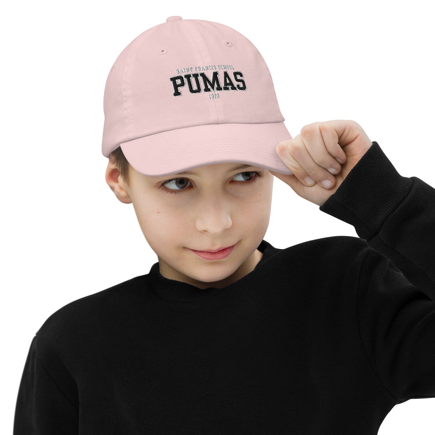 Youth baseball cap with logo