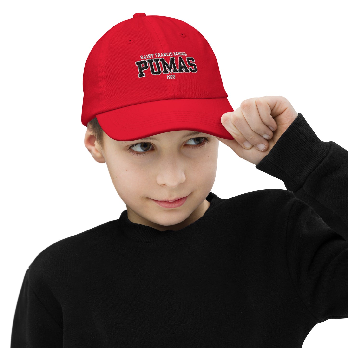 Youth baseball cap with logo