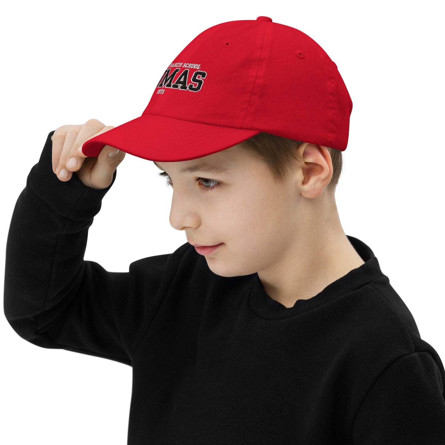 Youth baseball cap with logo
