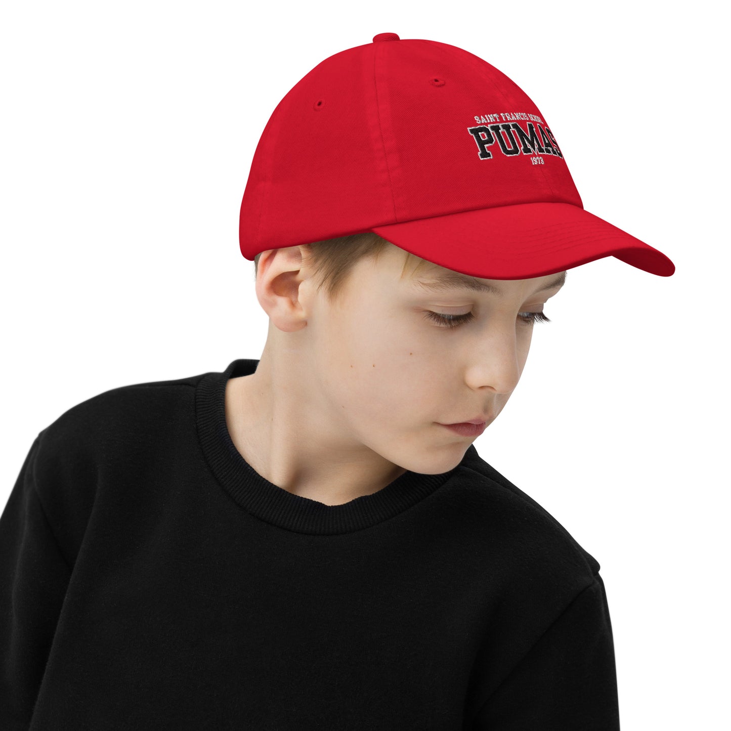 Youth baseball cap with logo