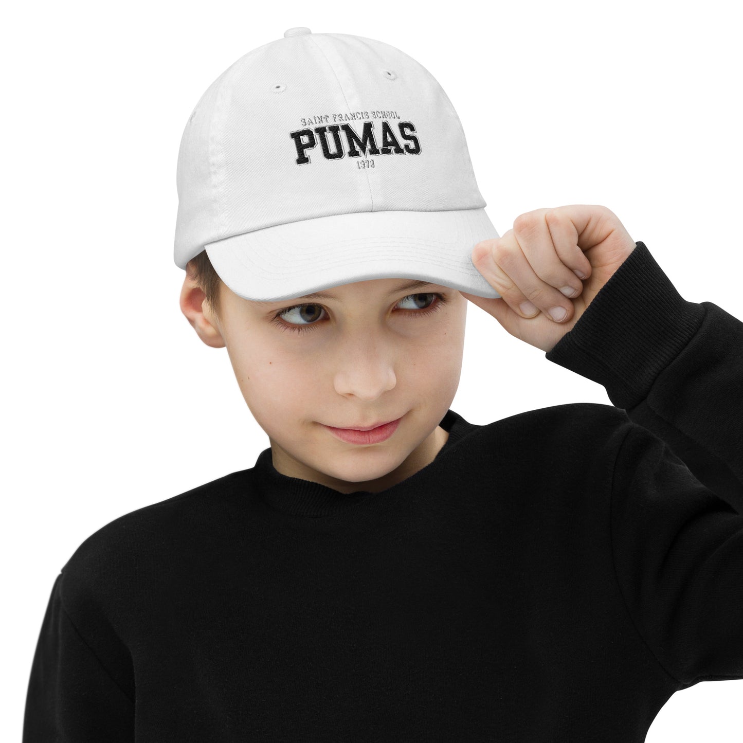 Youth baseball cap with logo