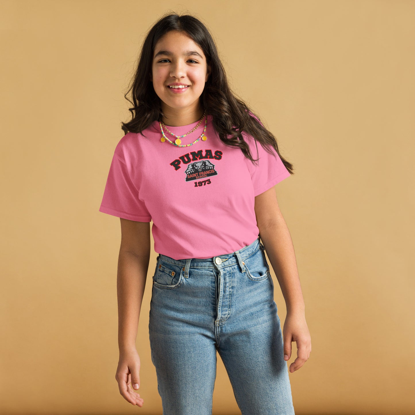 Youth classic tee with logo