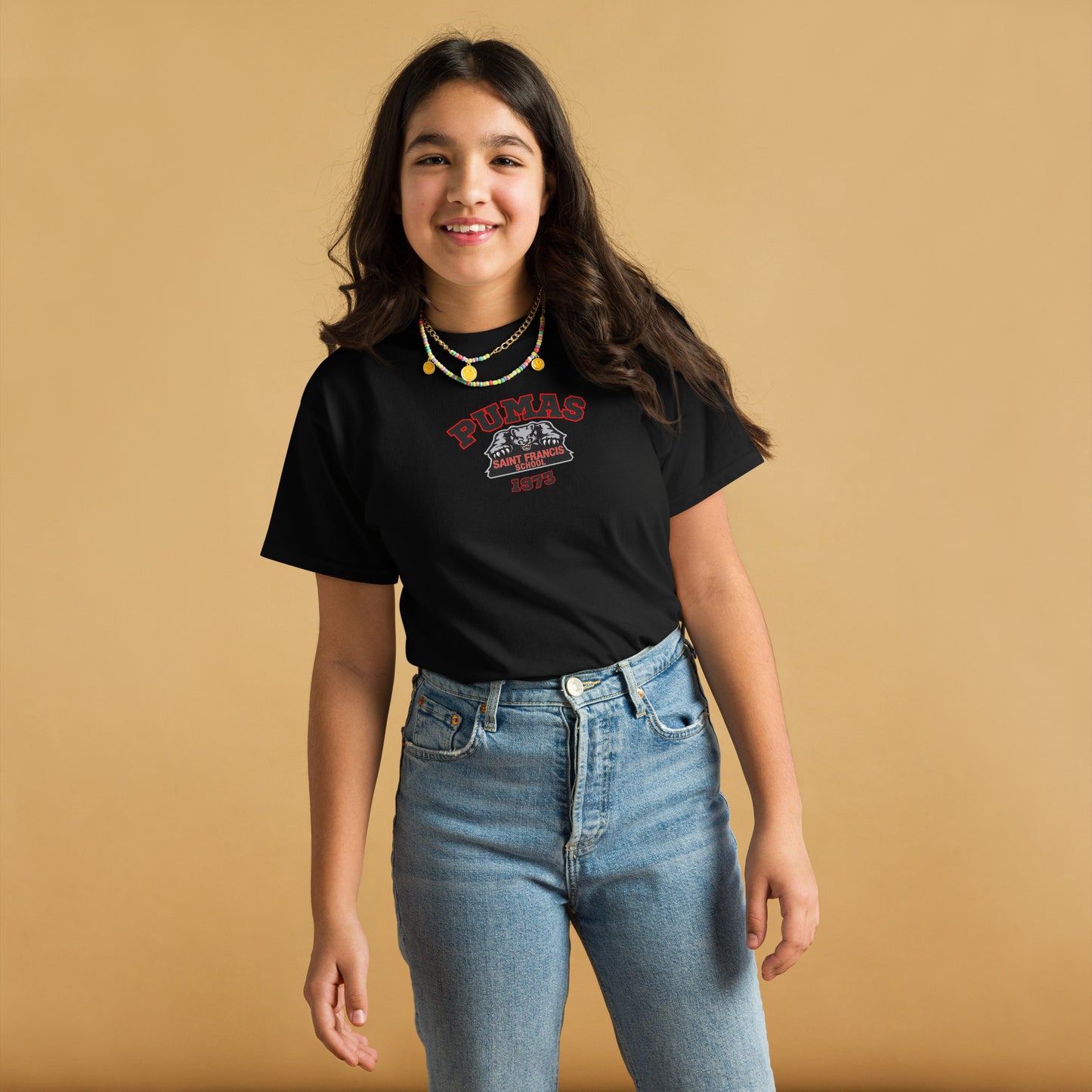 Youth classic tee with logo