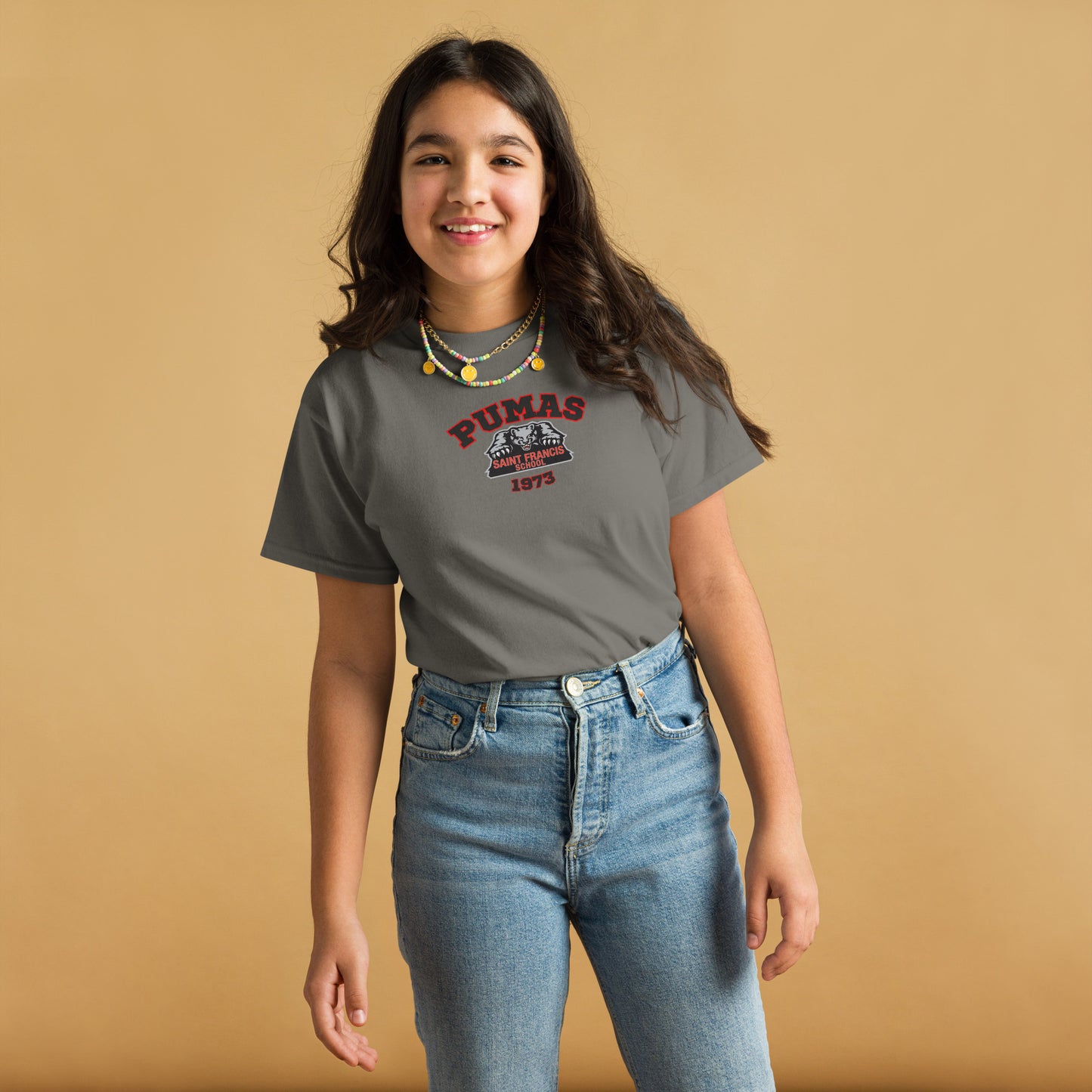 Youth classic tee with logo