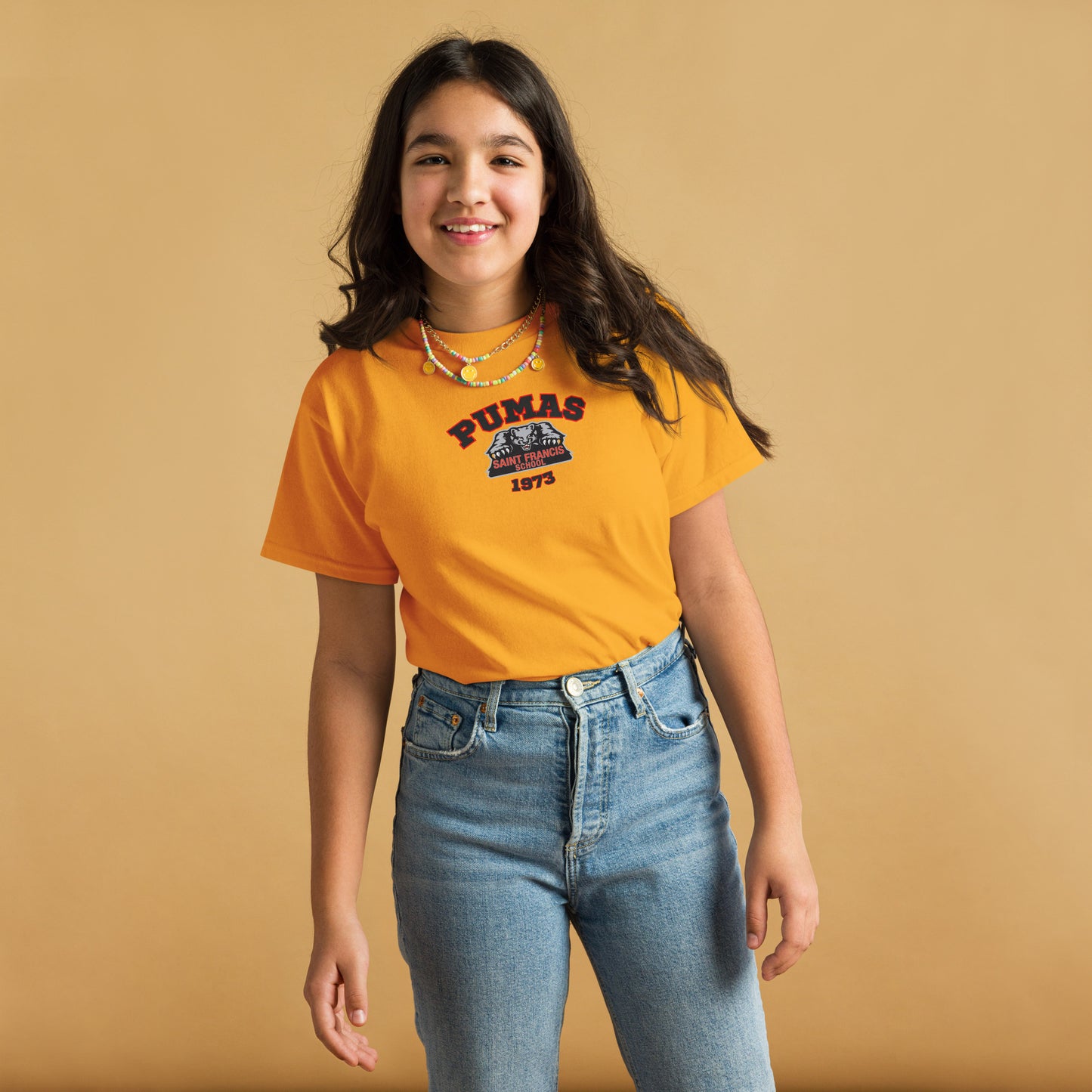 Youth classic tee with logo