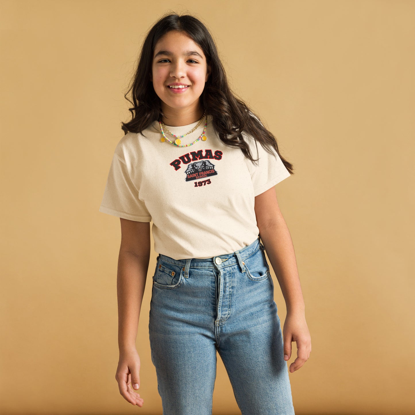 Youth classic tee with logo