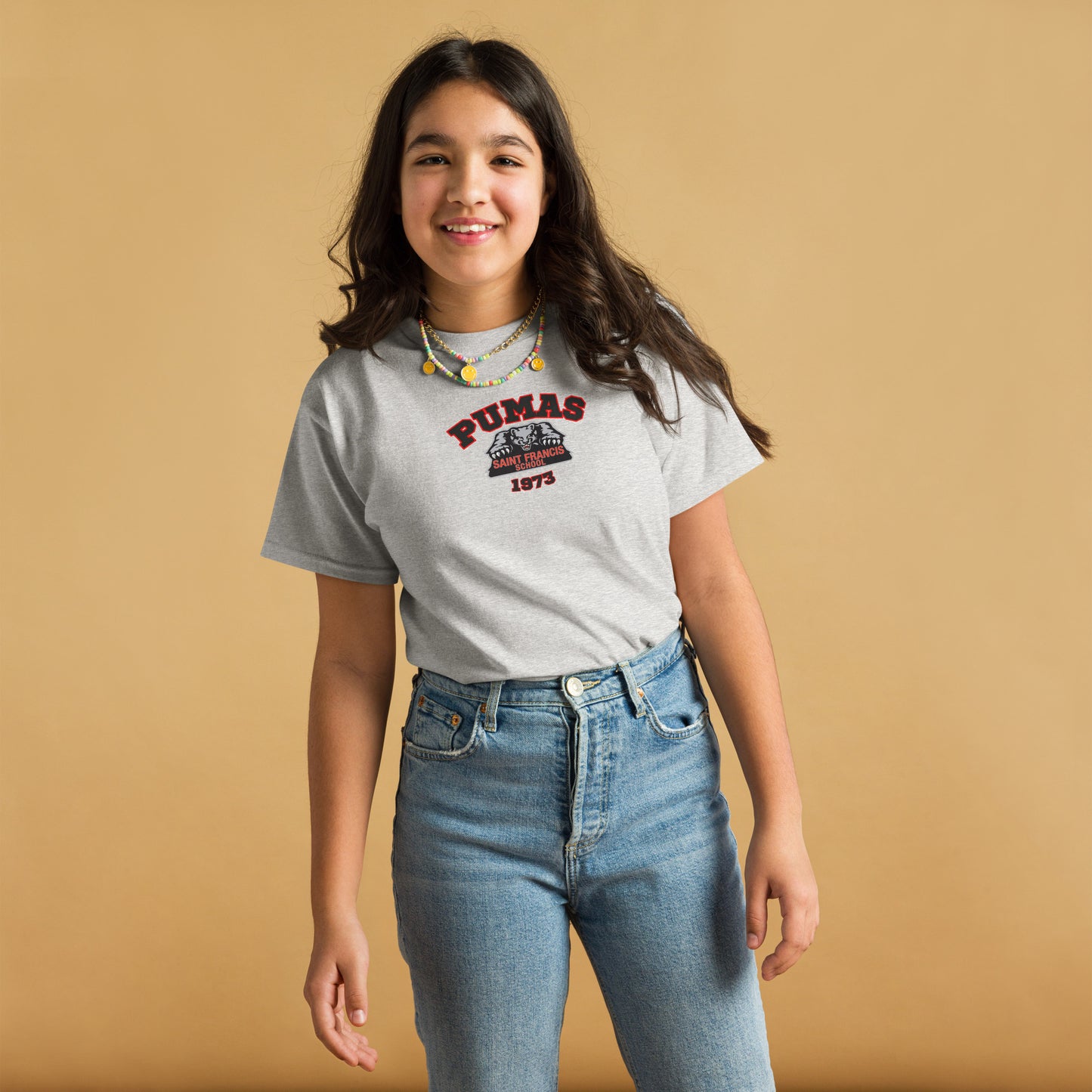 Youth classic tee with logo