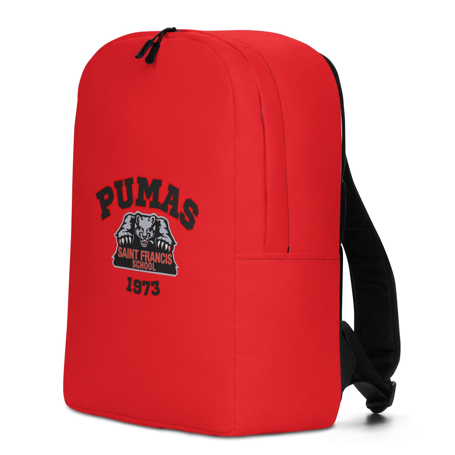 Minimalist Backpack red with red Pumas logo