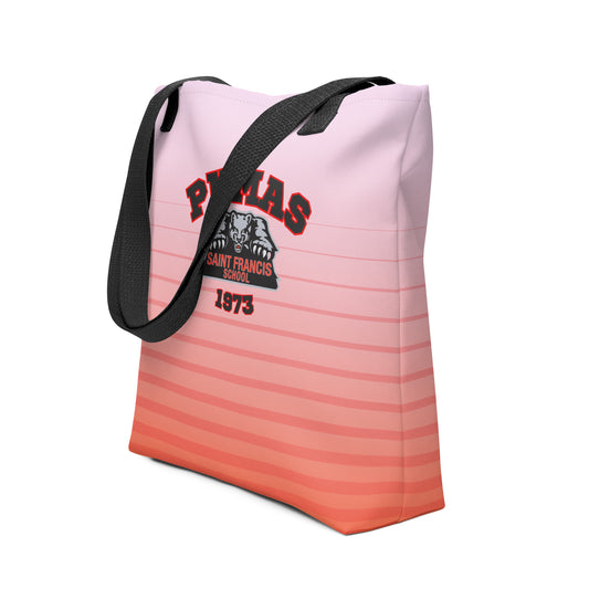 Tote bag with stripes and Pumas logo