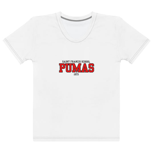 Women's T-shirt with Puma's red logo